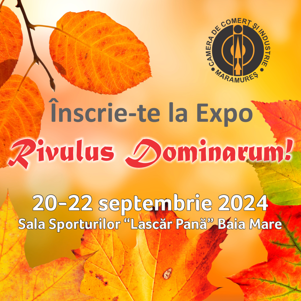 EXPO RIVULUS DOMINARUM – Manifestarea expozițională a lunii septembrie, în Baia Mare, de Sărbătoarea Castanelor   